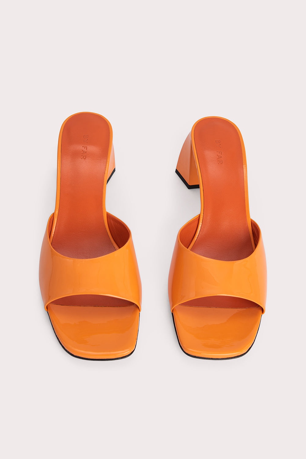Romy Orange Patent Leather - 8