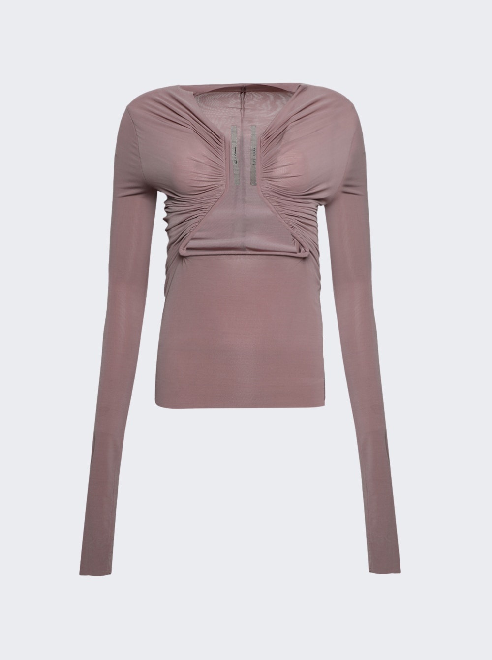 Long Sleeve Prong Top Dusty Pink - 1