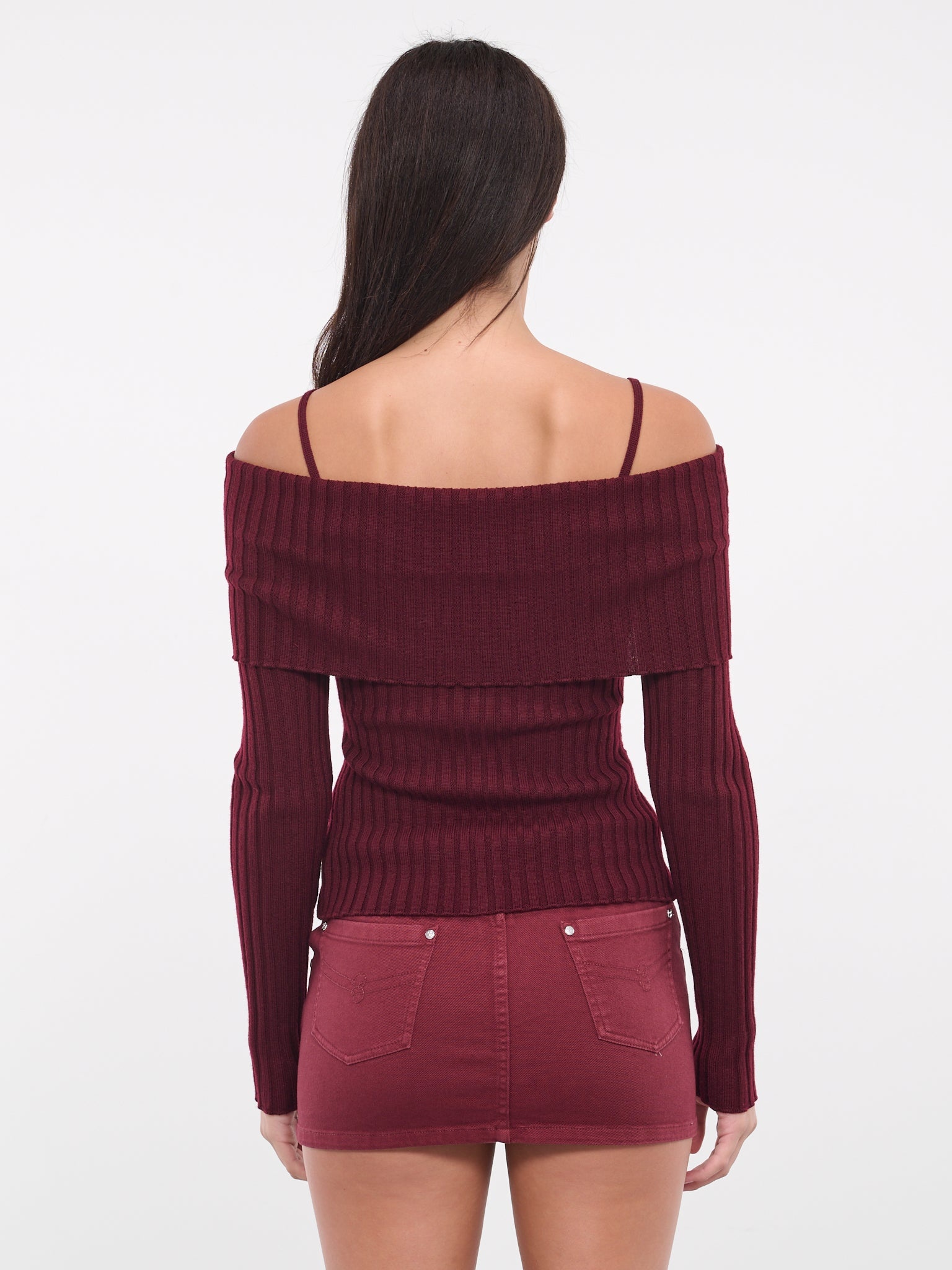 Off-Shoulder Sweater - 3