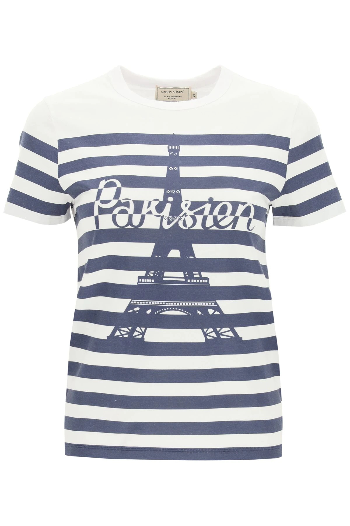 PARISIEN TOWER PRINT STRIPED T-SHIRT - 1