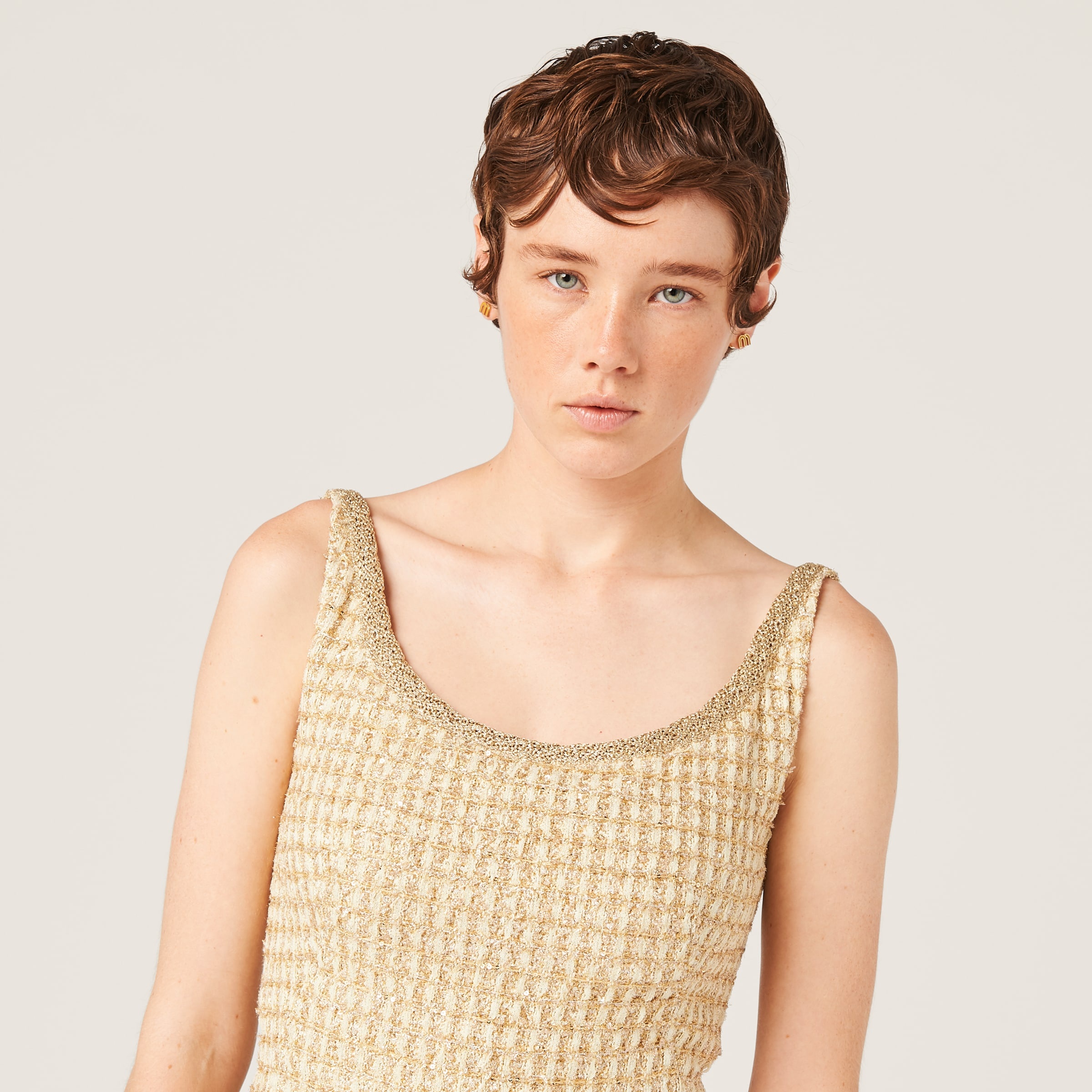 Check mini-dress - 4