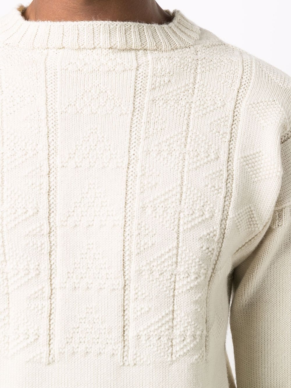 crew-neck knit jumper - 5