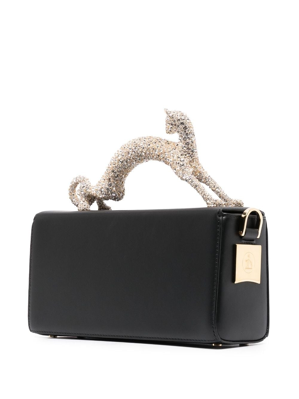 rhinestone-embellished shoulder bag - 4