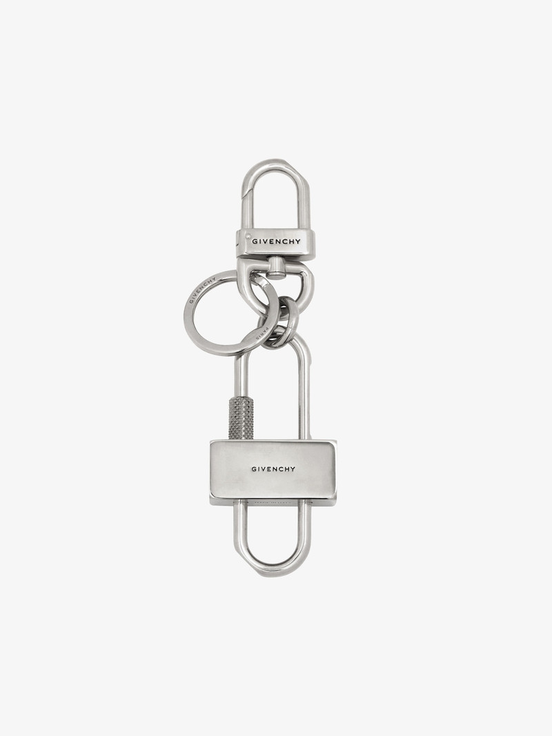 GIVENCHY PADLOCK KEYRING IN METAL 1