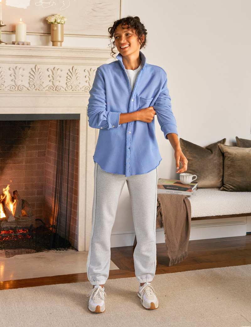 Sweatshirt Button-Up 6