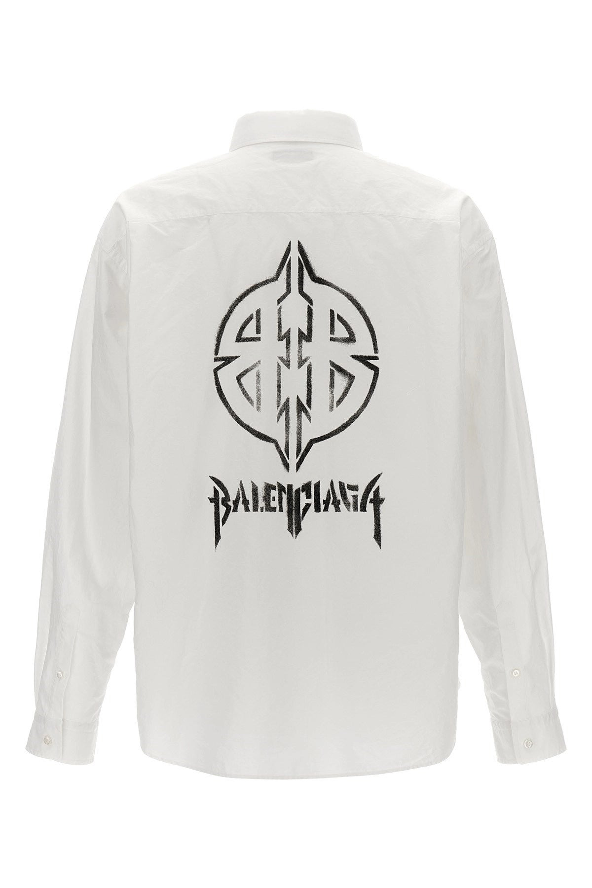Balenciaga Men Logo Print Shirt - 3