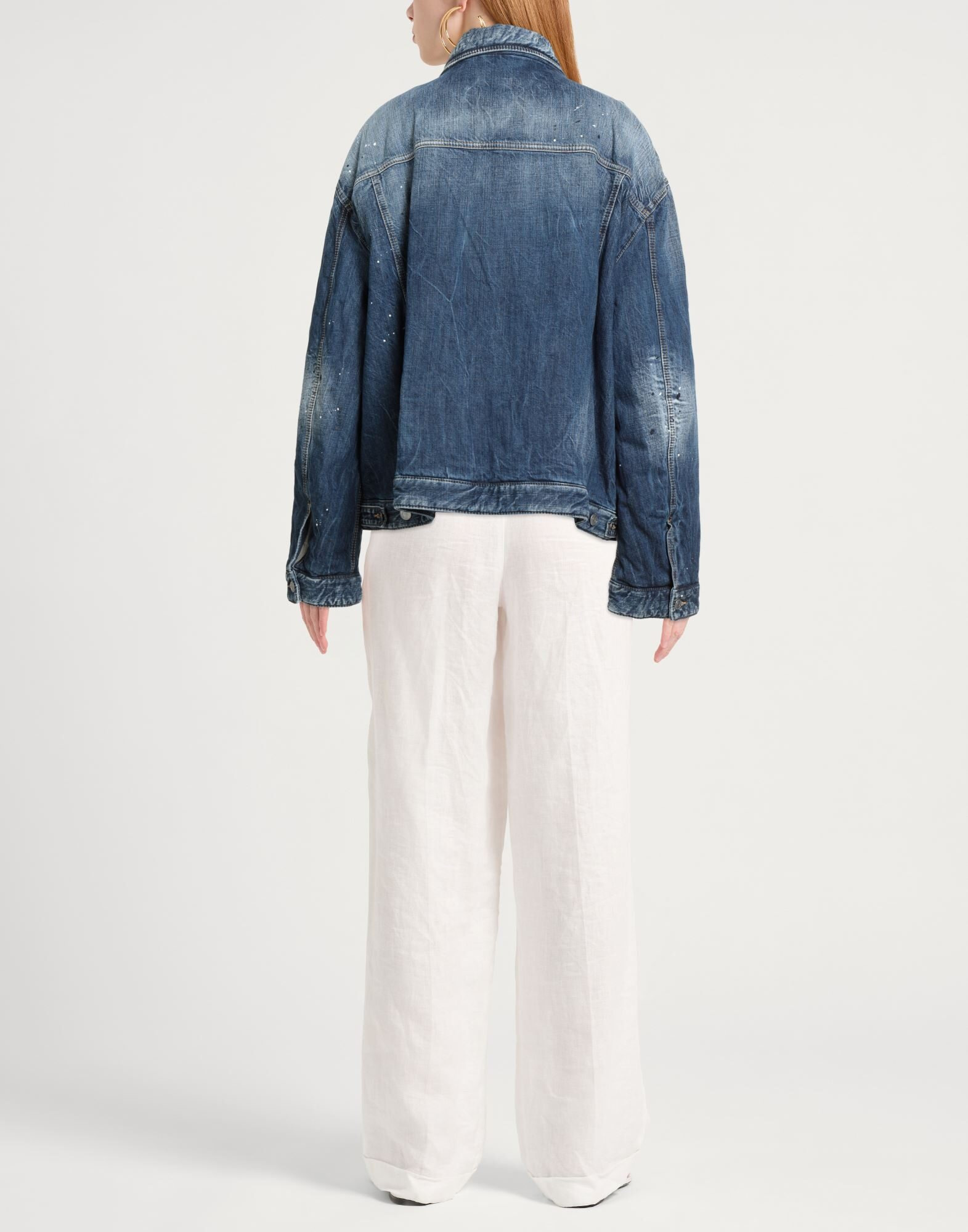 Blue Women's Denim Jacket - 3