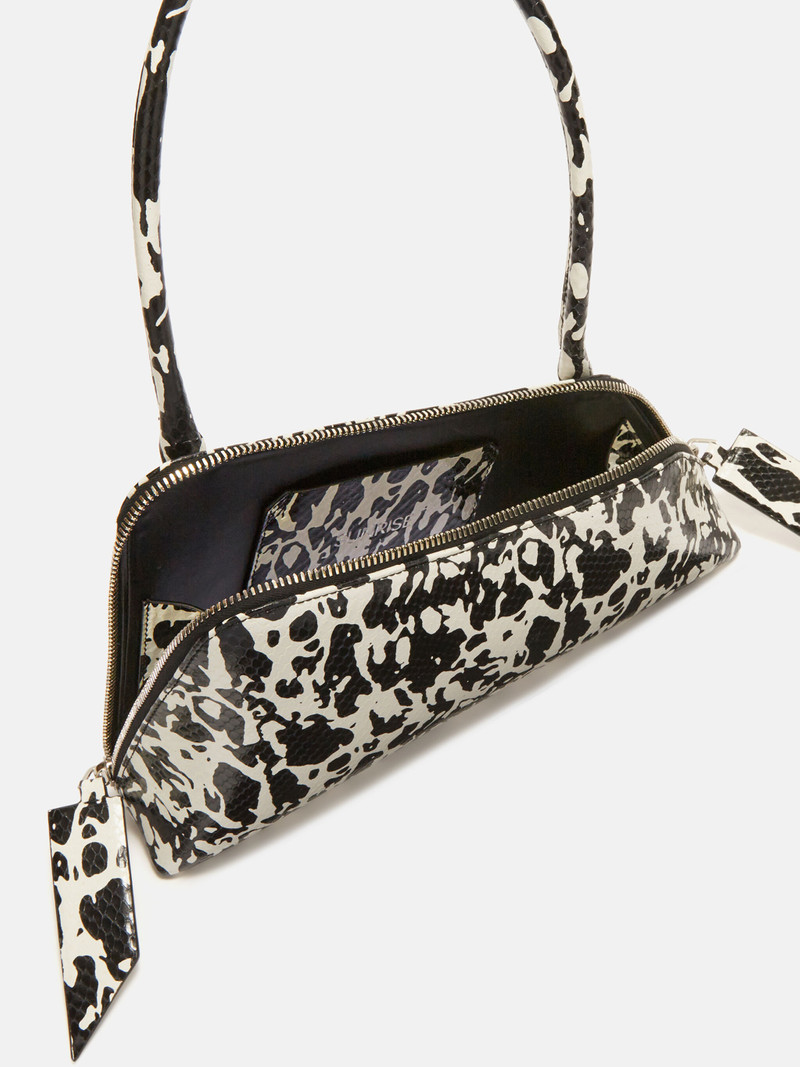 ''SUNRISE'' BLACK AND WHITE SHOULDER BAG 4