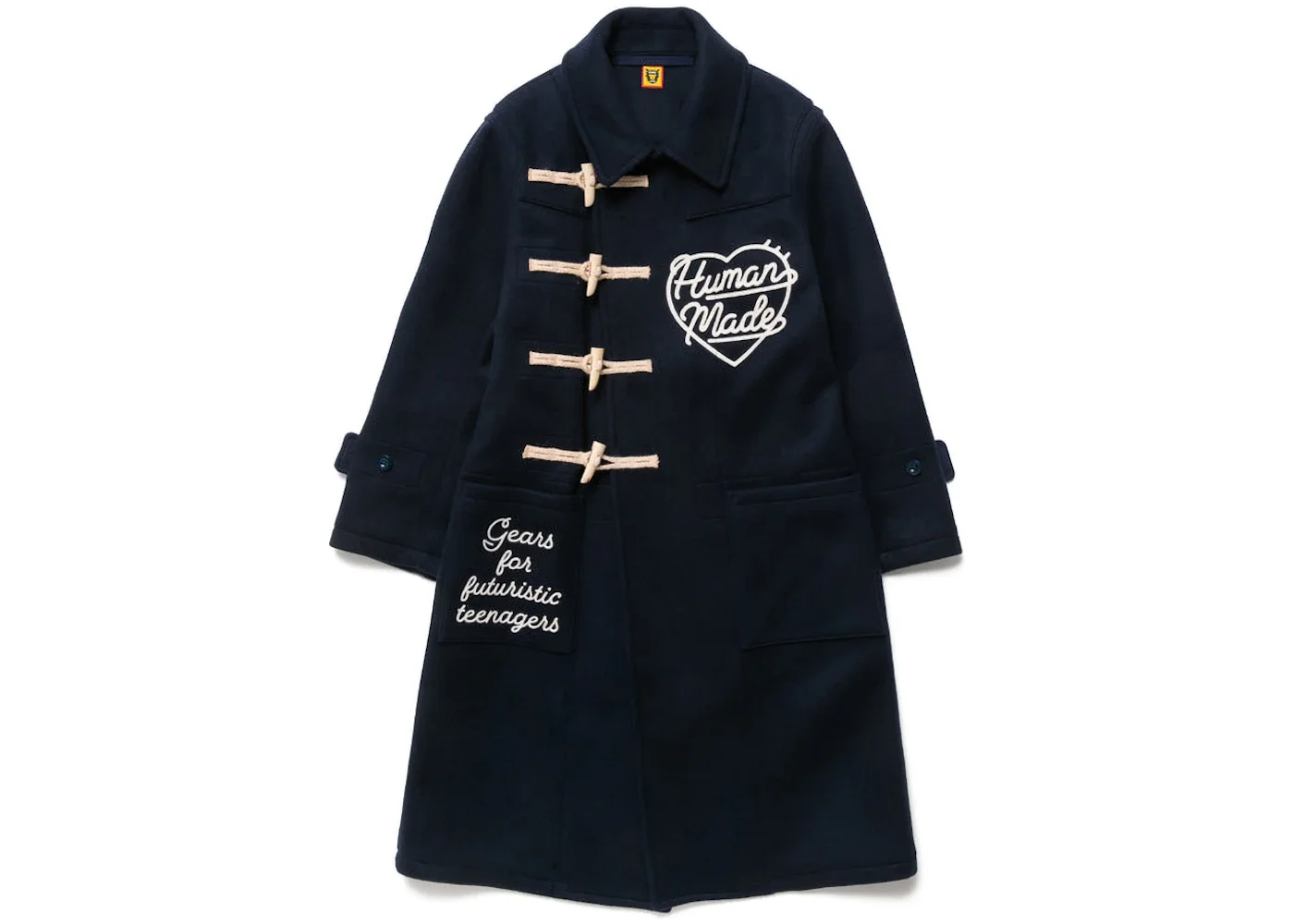 Human Made Duffle Coat Navy - 1