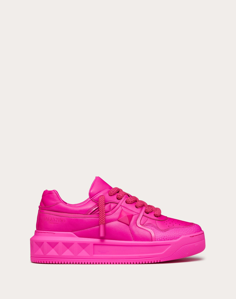 ONE STUD XL NAPPA LEATHER LOW-TOP SNEAKER - 1