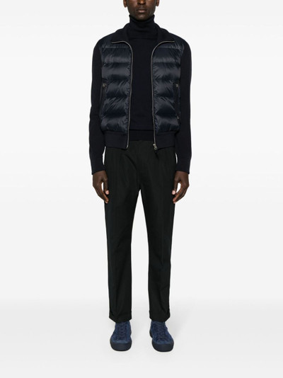TOM FORD knit-panelled puffer jacket outlook