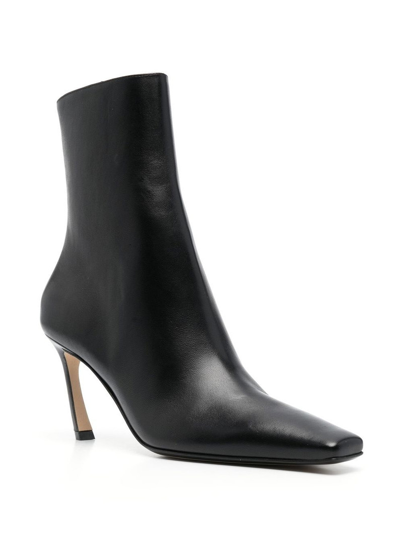 Lanvin Swing 70 leather boots outlook