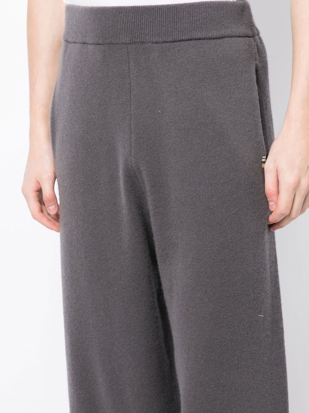 knit track trousers - 5