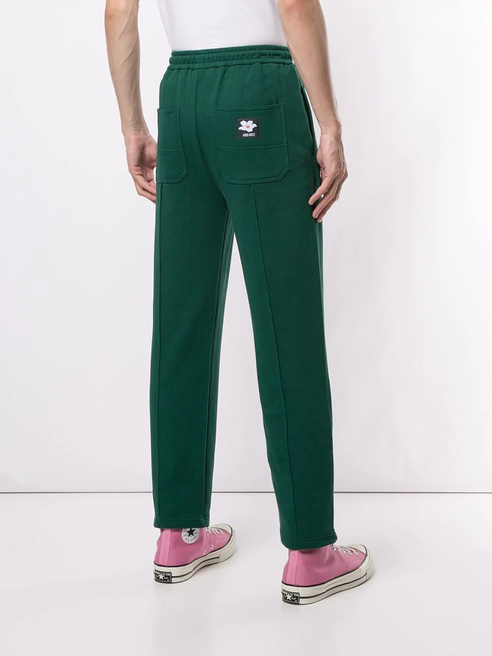 logo-patch track pants - 4