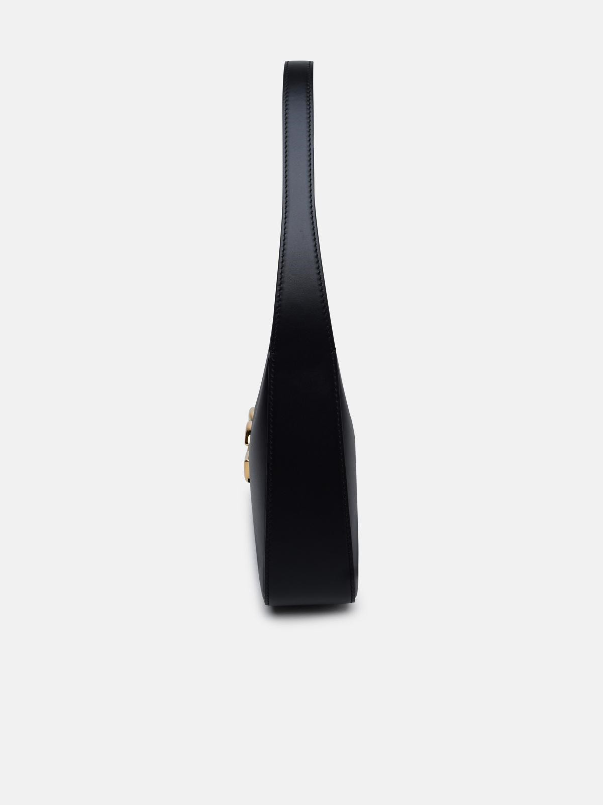 BLACK LEATHER BAG - 2