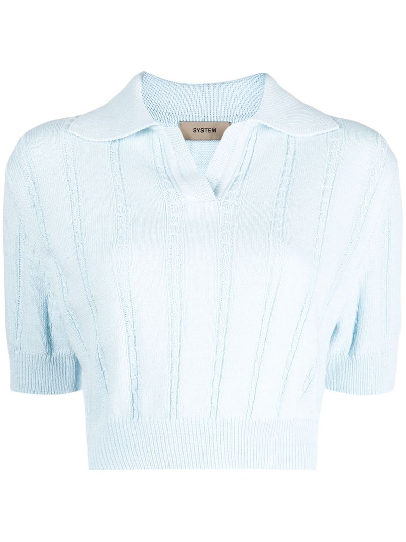 knitted cropped top 1