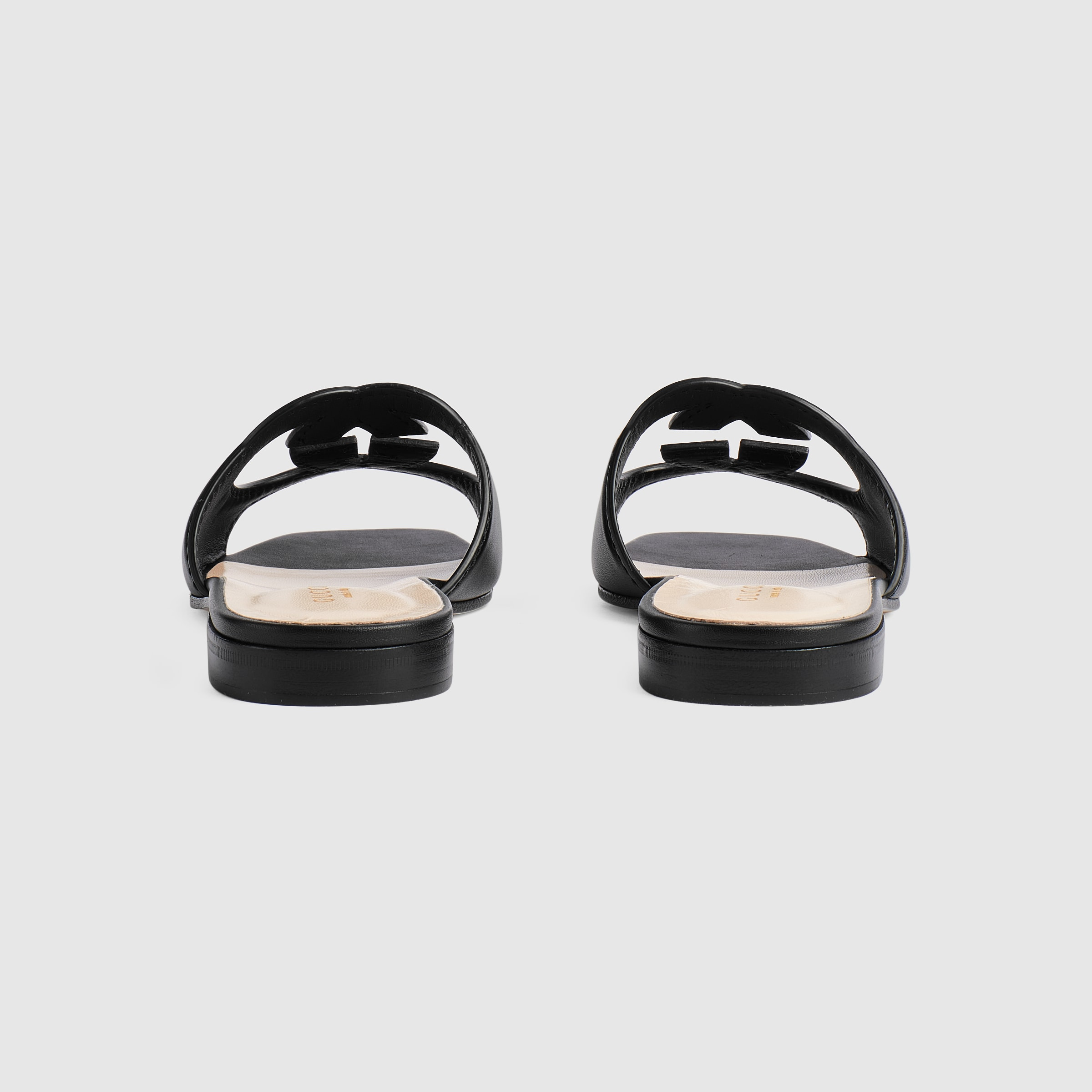 Women's Interlocking G cut-out slide sandal - 4