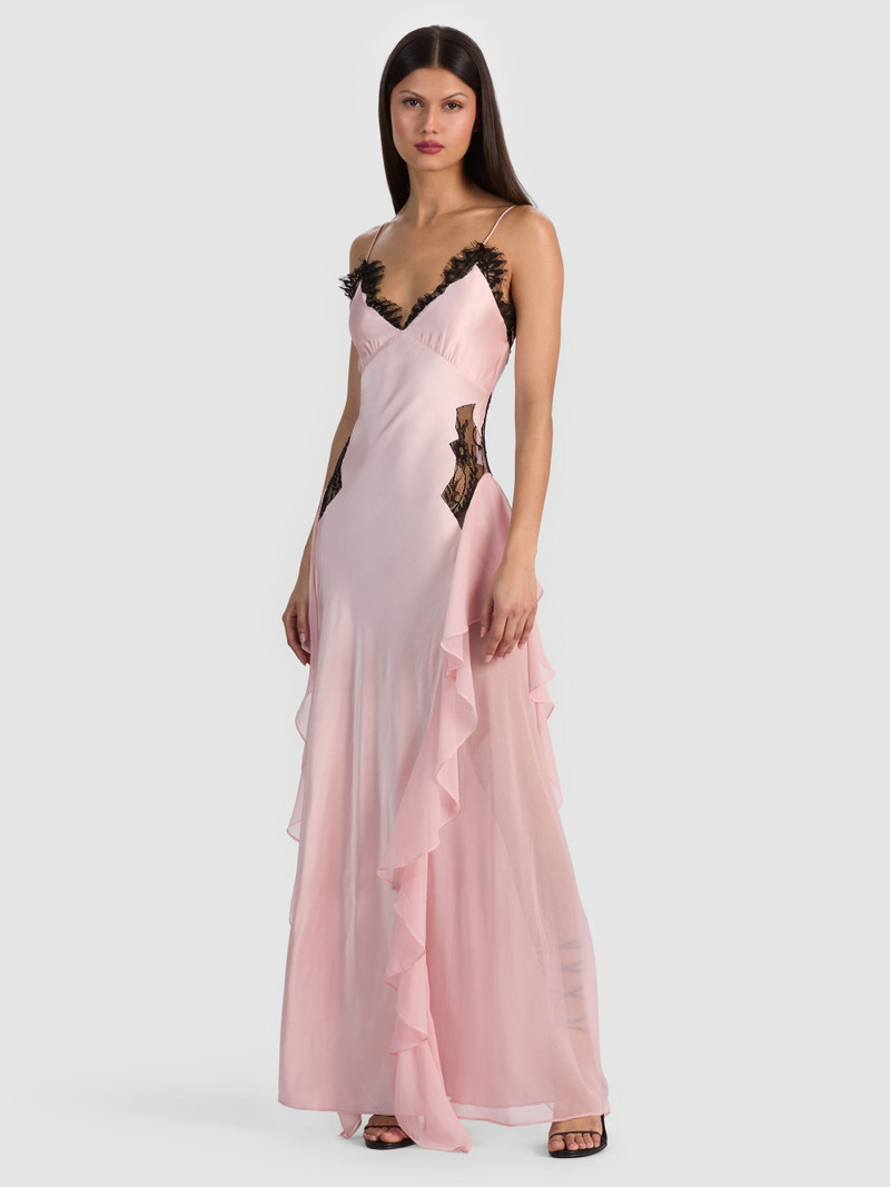 SHELBA RUFFLED GOWN 1
