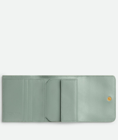 Bottega Veneta Intrecciato Tri-Fold Wallet With Origami Coin Purse outlook