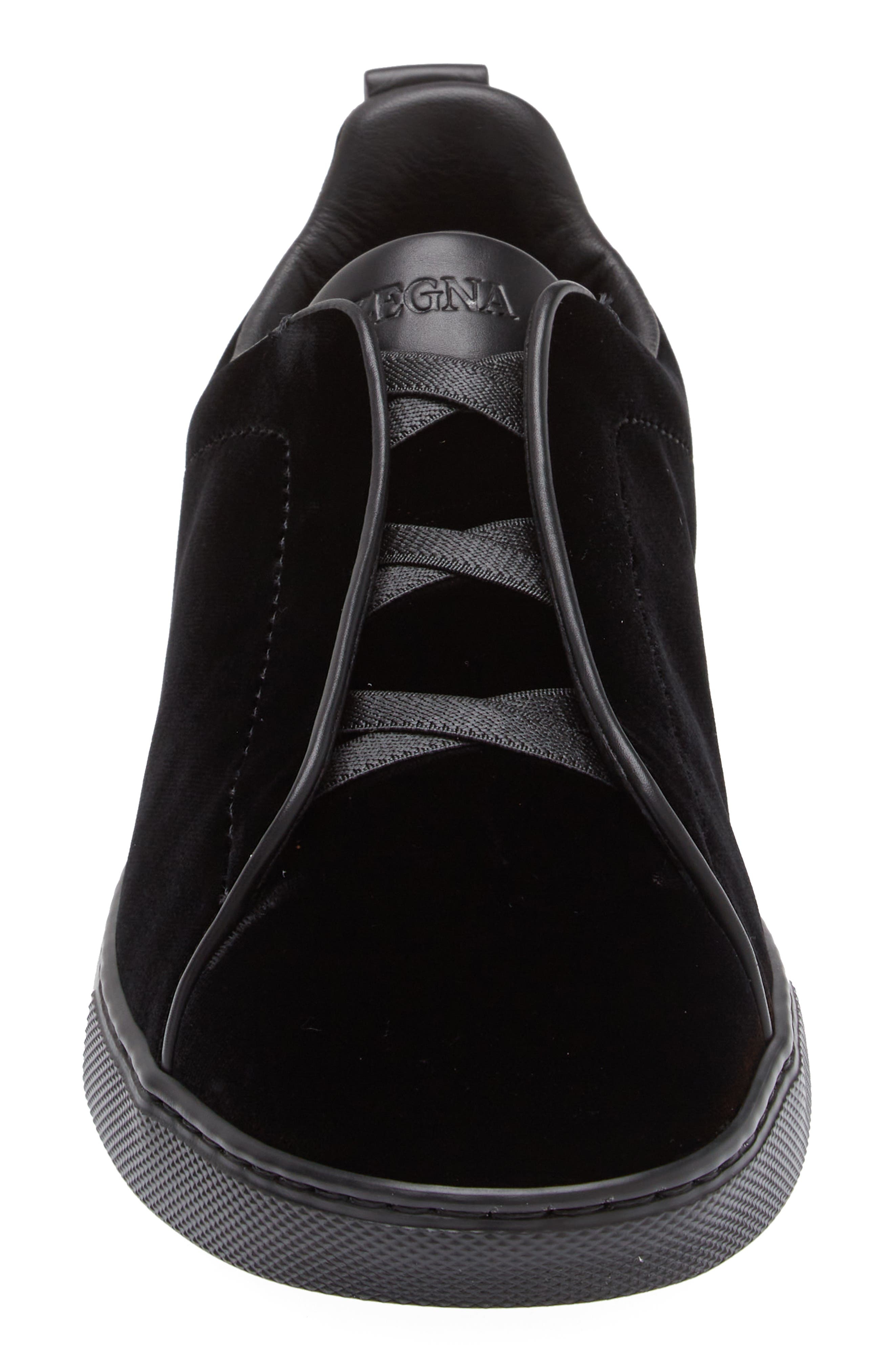 Triple Stitch Velvet Sneaker - 4