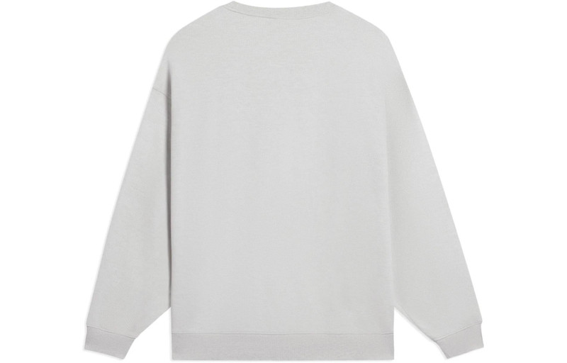 Li-Ning Li-Ning Embroidered Logo Sweatshirt 'Light Grey' AWDSC99-6 outlook