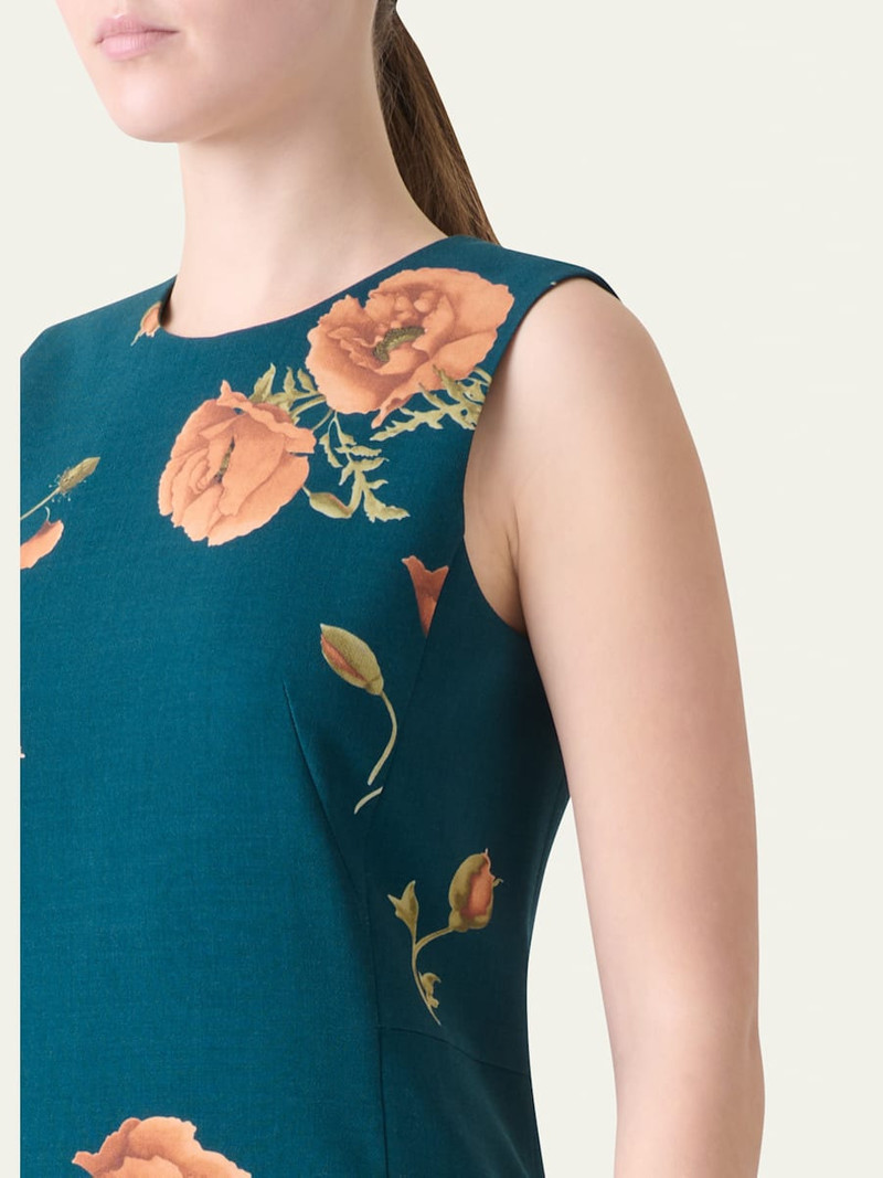 AKRIS Anemone Double Face Cashmere-Blend Dress outlook