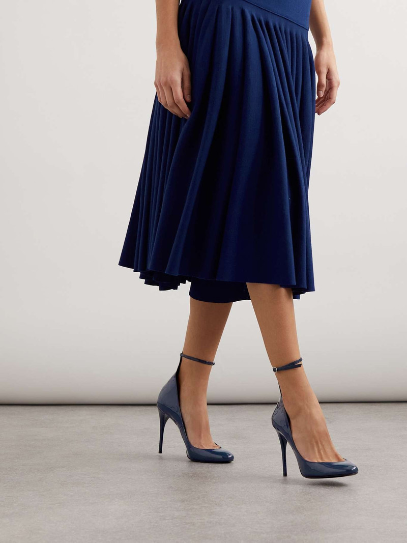 Alaïa 90 patent-leather pumps outlook
