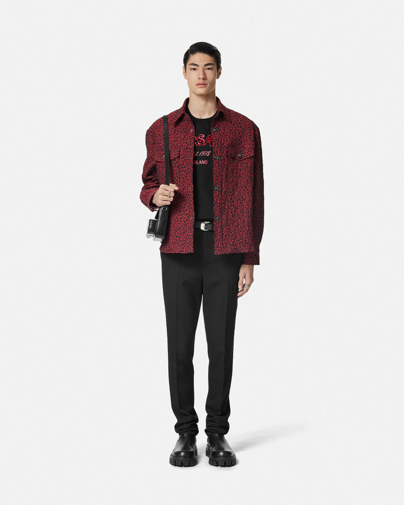 VERSACE Embroidered Versace Wild Stamp T-Shirt outlook