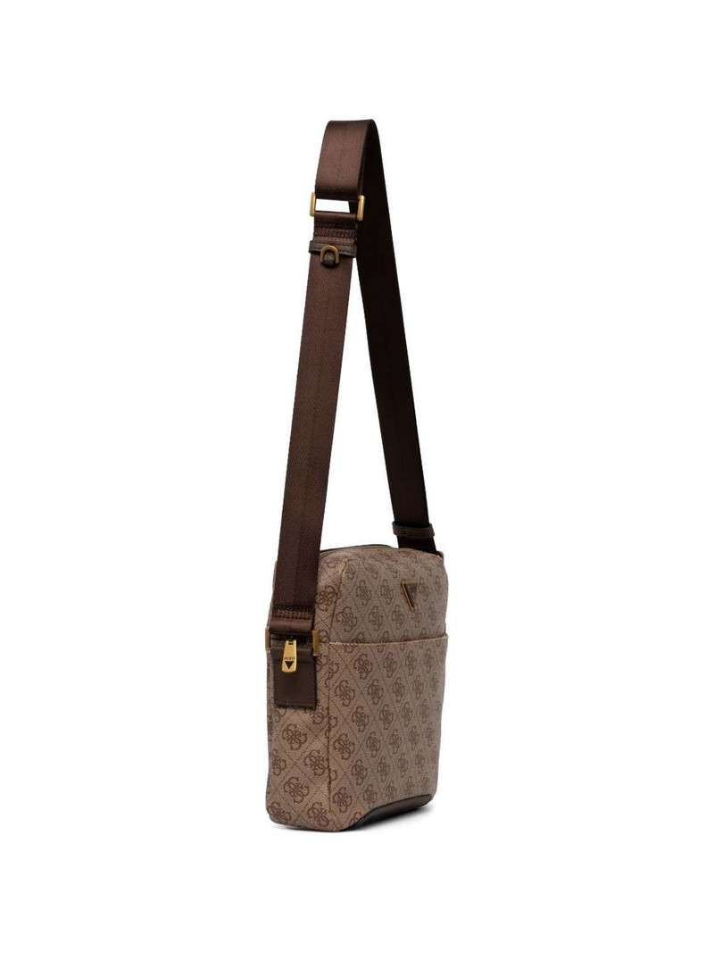 monogram-print logo-plaque belt bag 1