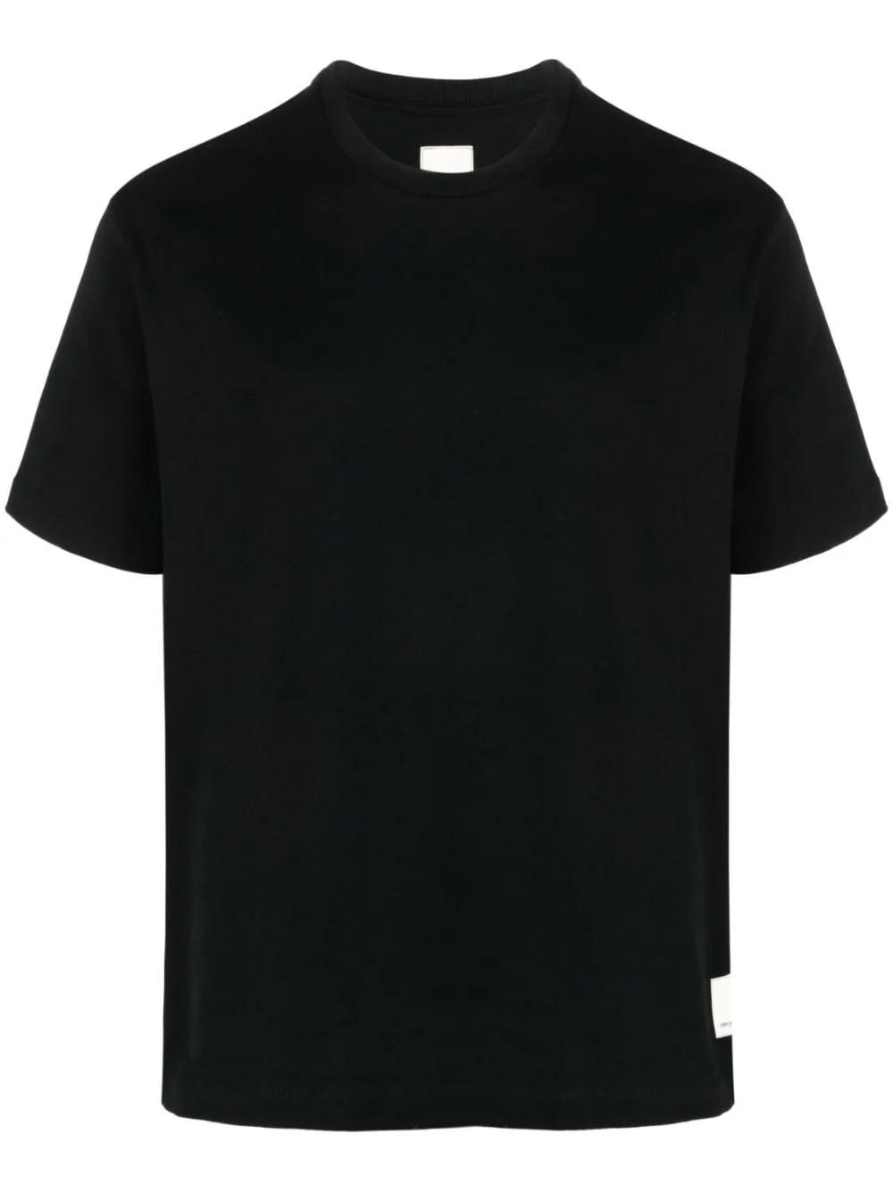 logo-patch cotton T-shirt - 1