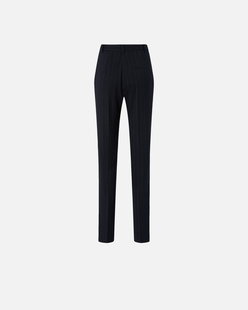 PINKO HIGH-WAISTED PINSTRIPED TROUSERS IN TECHNICAL FABRIC outlook
