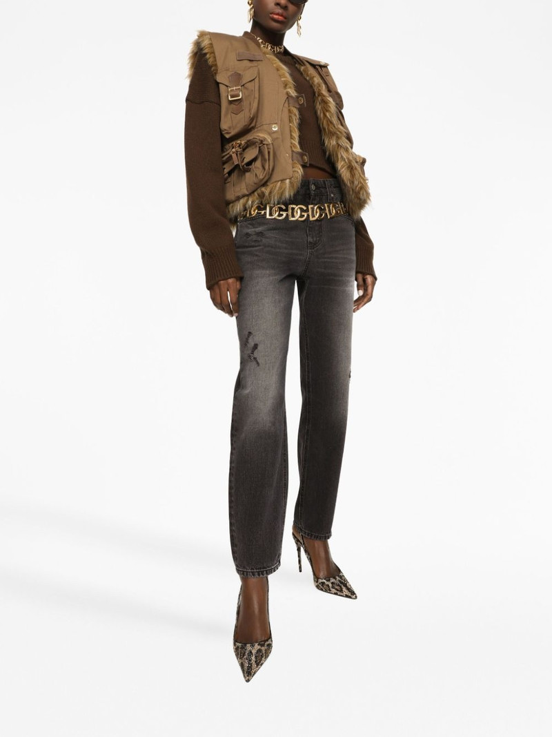 Dolce & Gabbana round-neck drop-shoulder jumper outlook