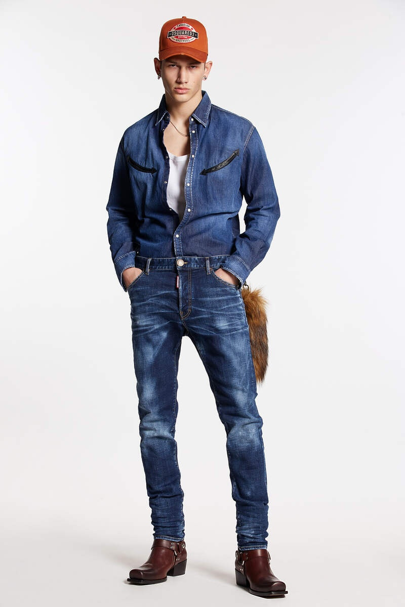 DARK CLEAN WASH COOL GUY JEANS - 1