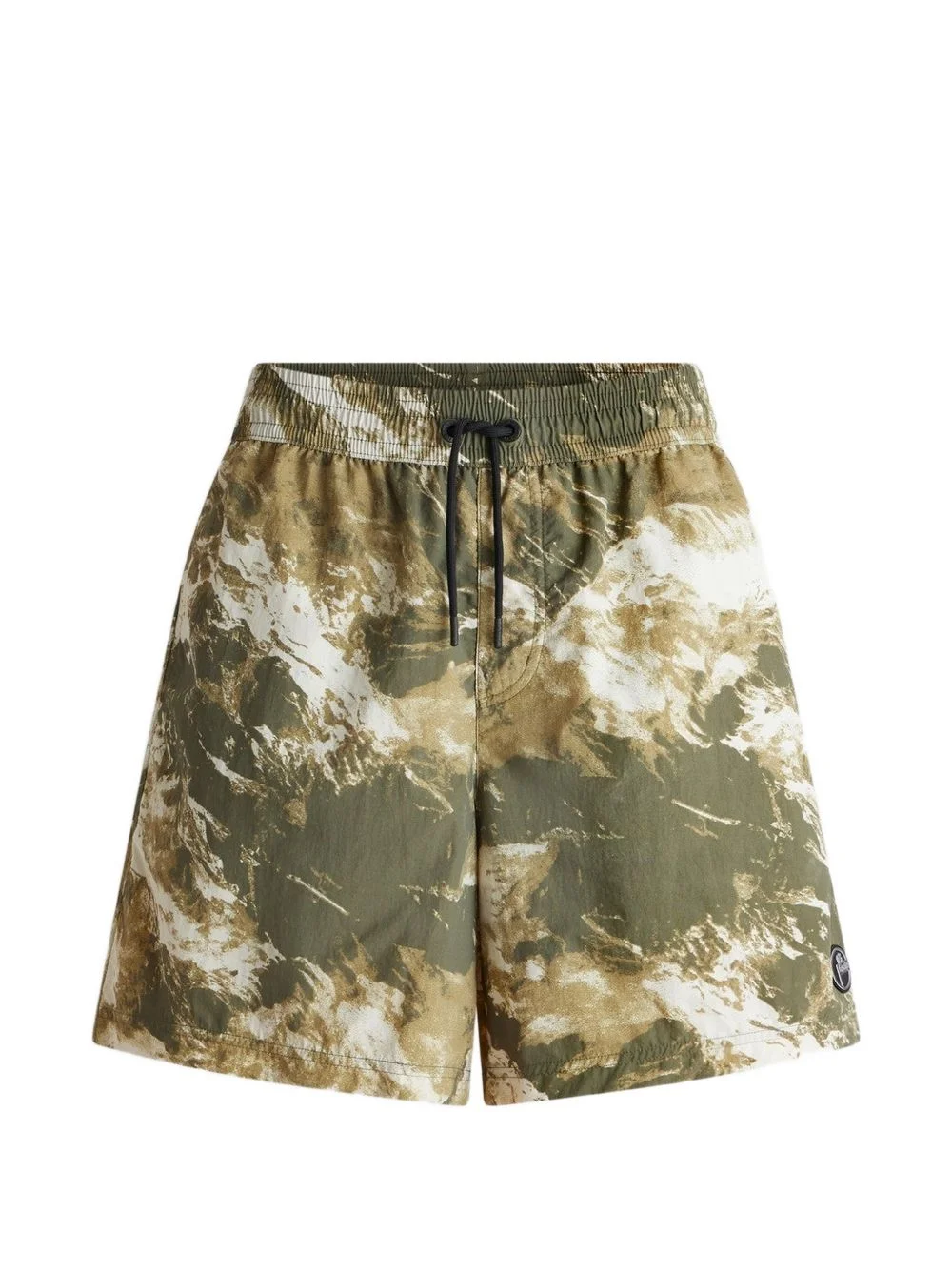 drawstring swim shorts - 1