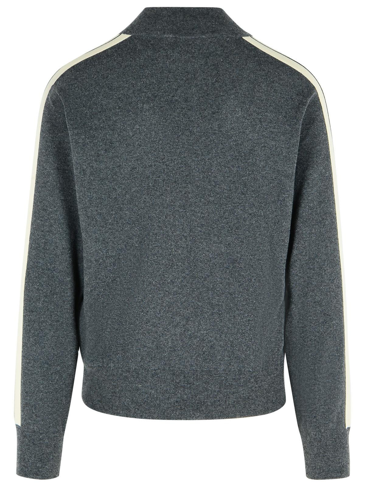 Palm Angels Grey Wool Blend Sweatshirt Men - 3