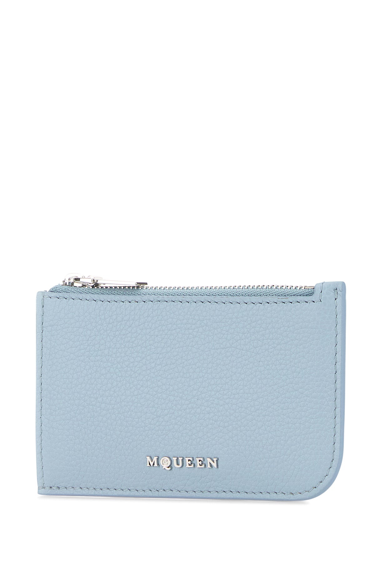Light blue leather card holder - 2