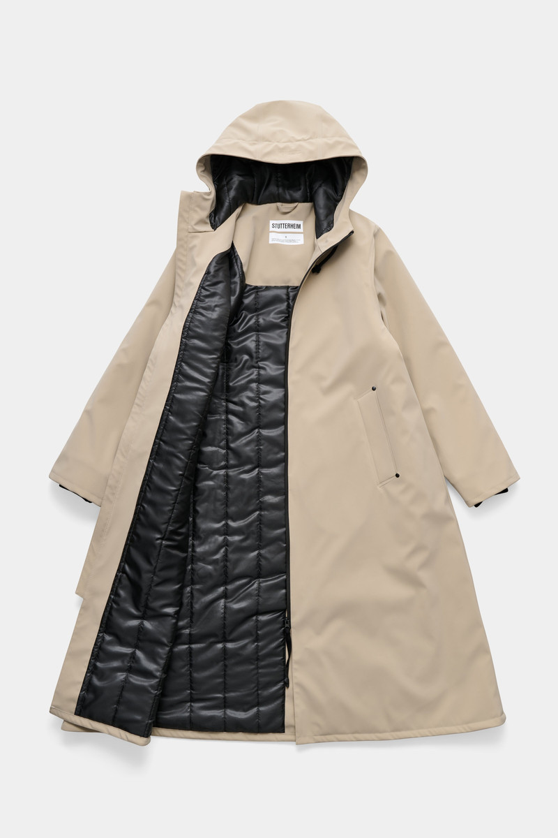 Mosebacke Long Winter Raincoat Matte Potato Potato 1
