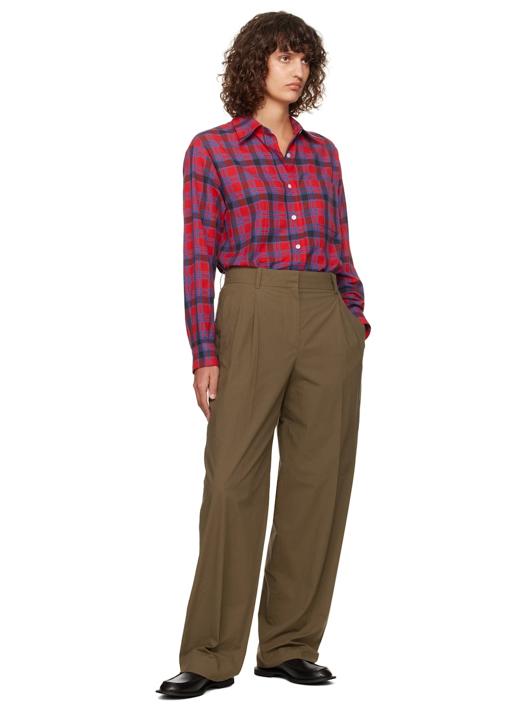 Khaki Lilas Trousers - 4