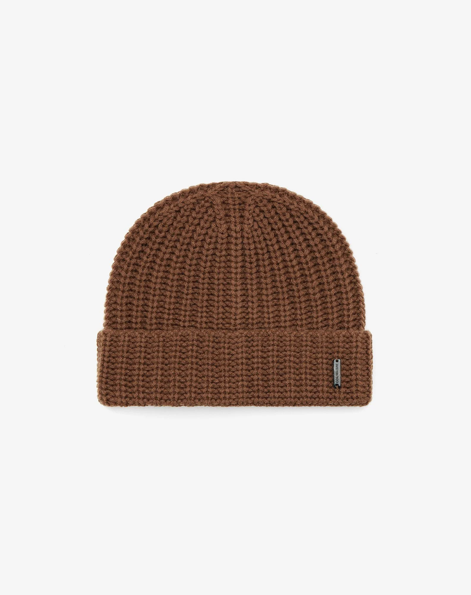 Tobacco brown wool and cashmere hat - 1