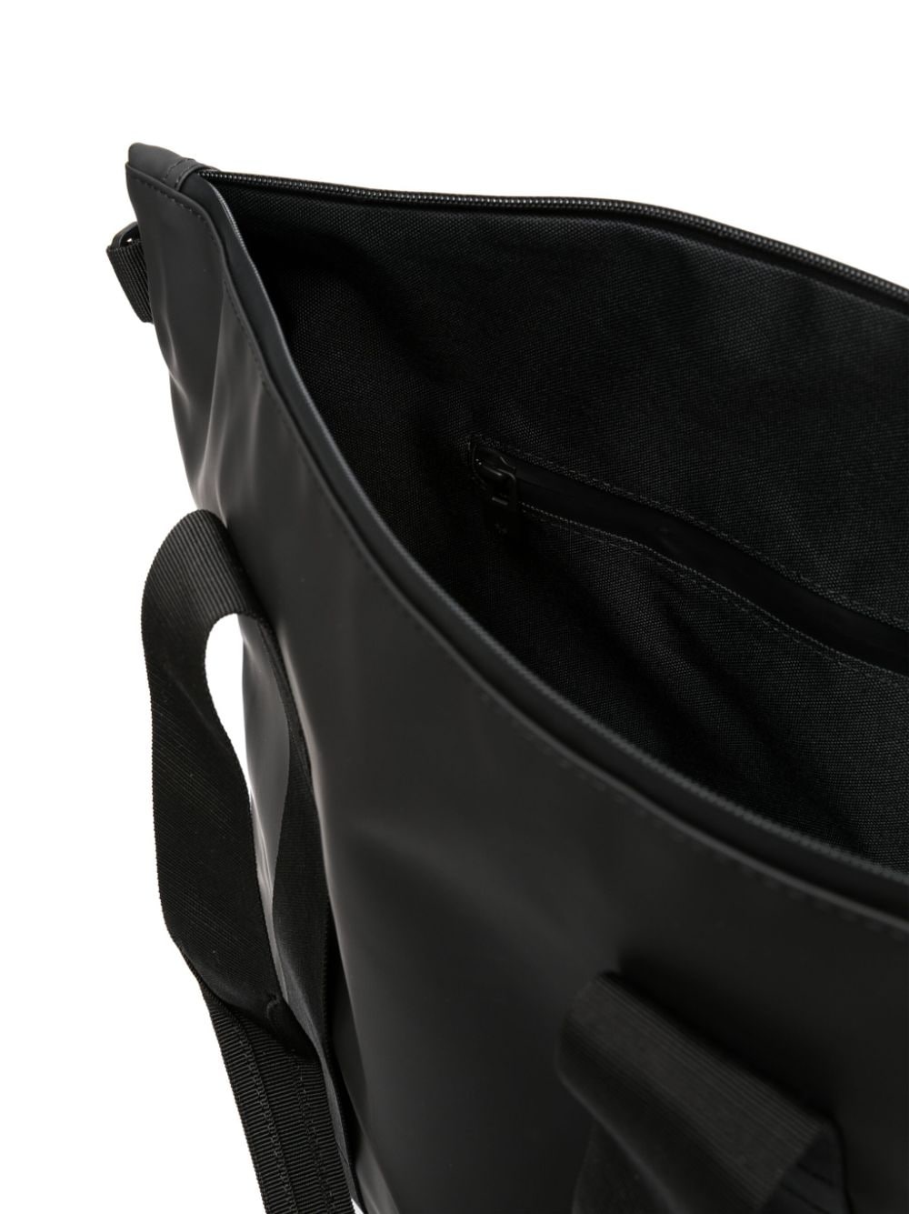 Mini faux-leather tote bag - 4