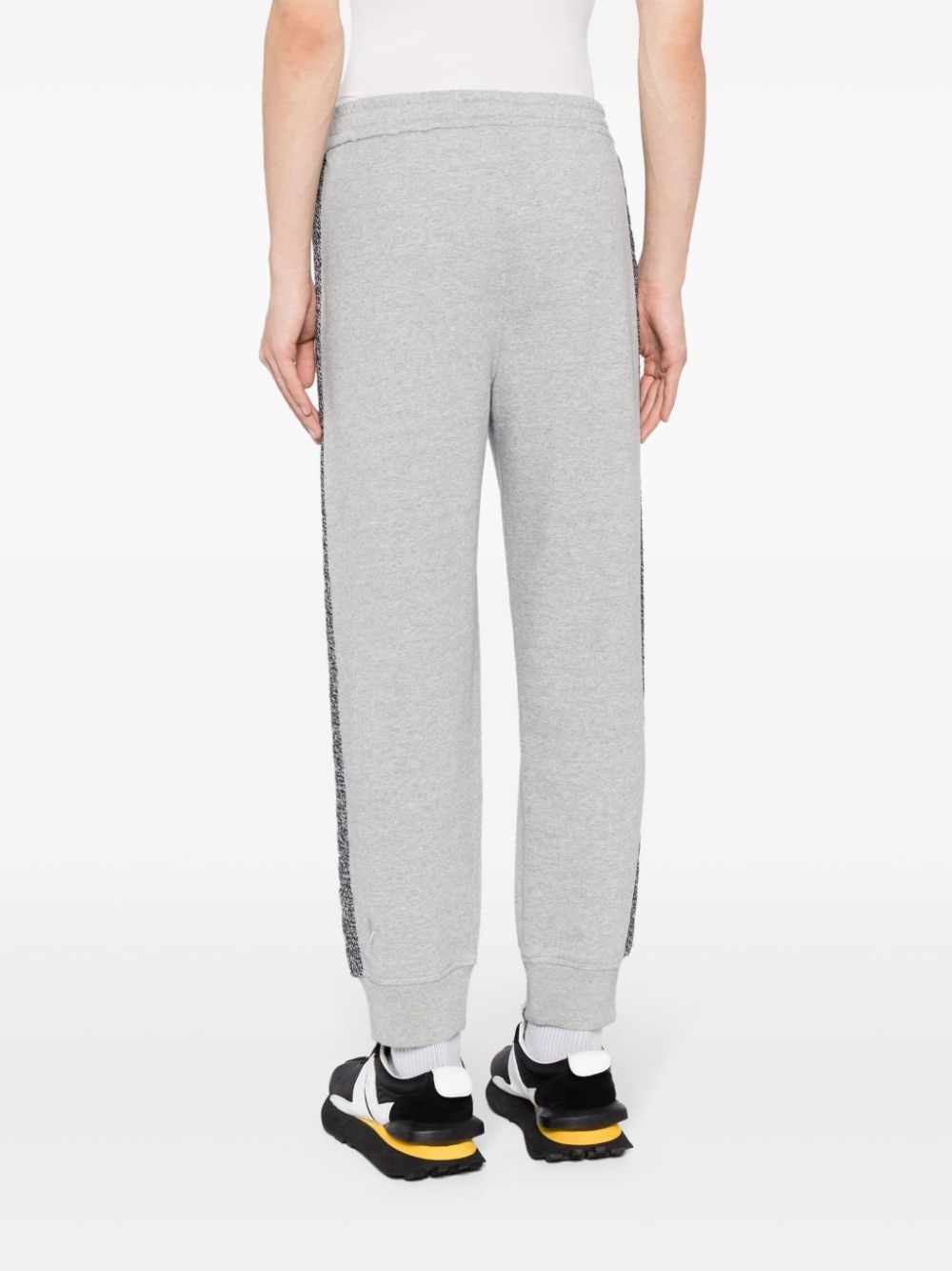 striped low-rise track pants - 4