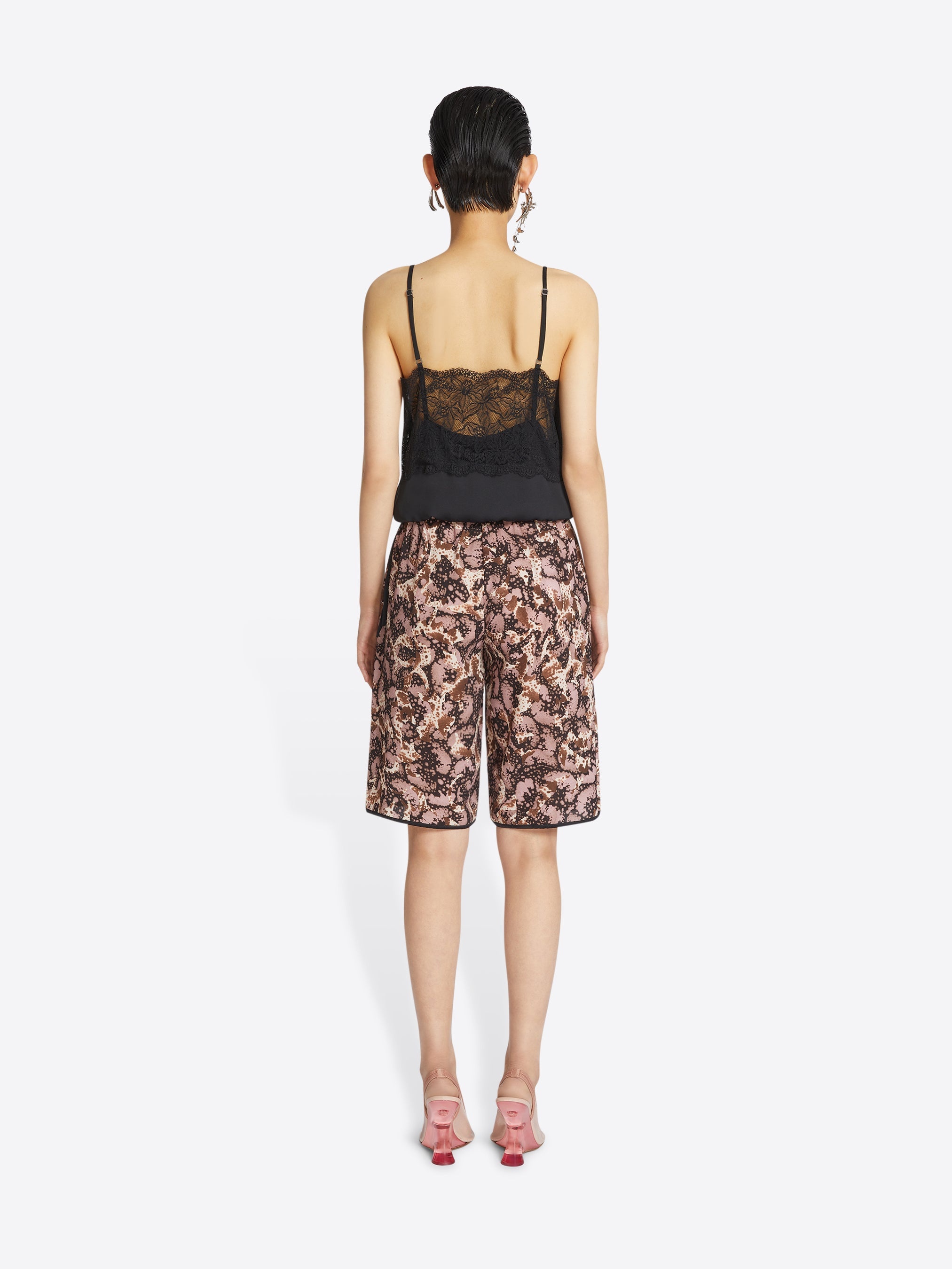 WIDE PRINTED SHORTS - 4