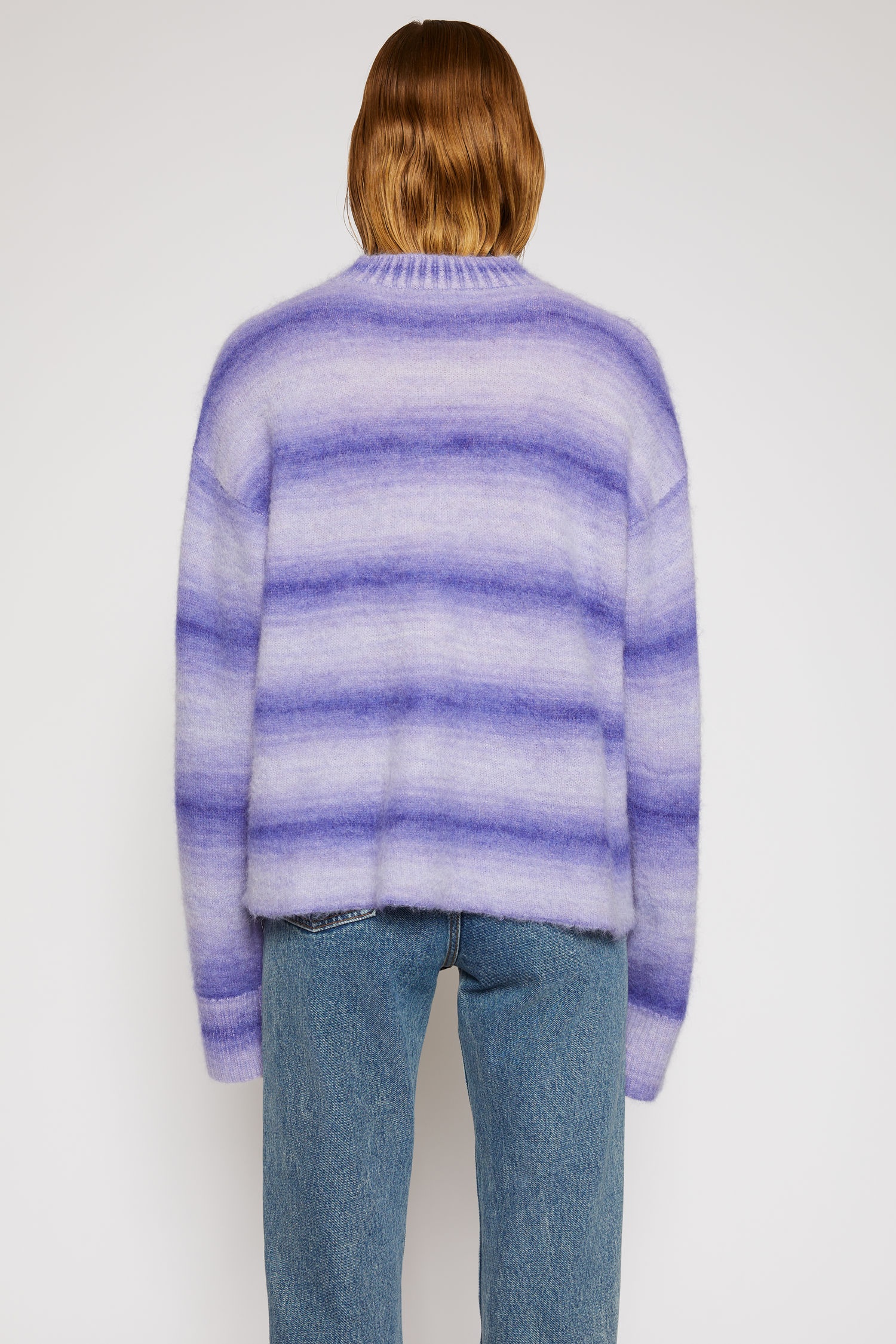 Ombre stripe sweater electric purple - 3