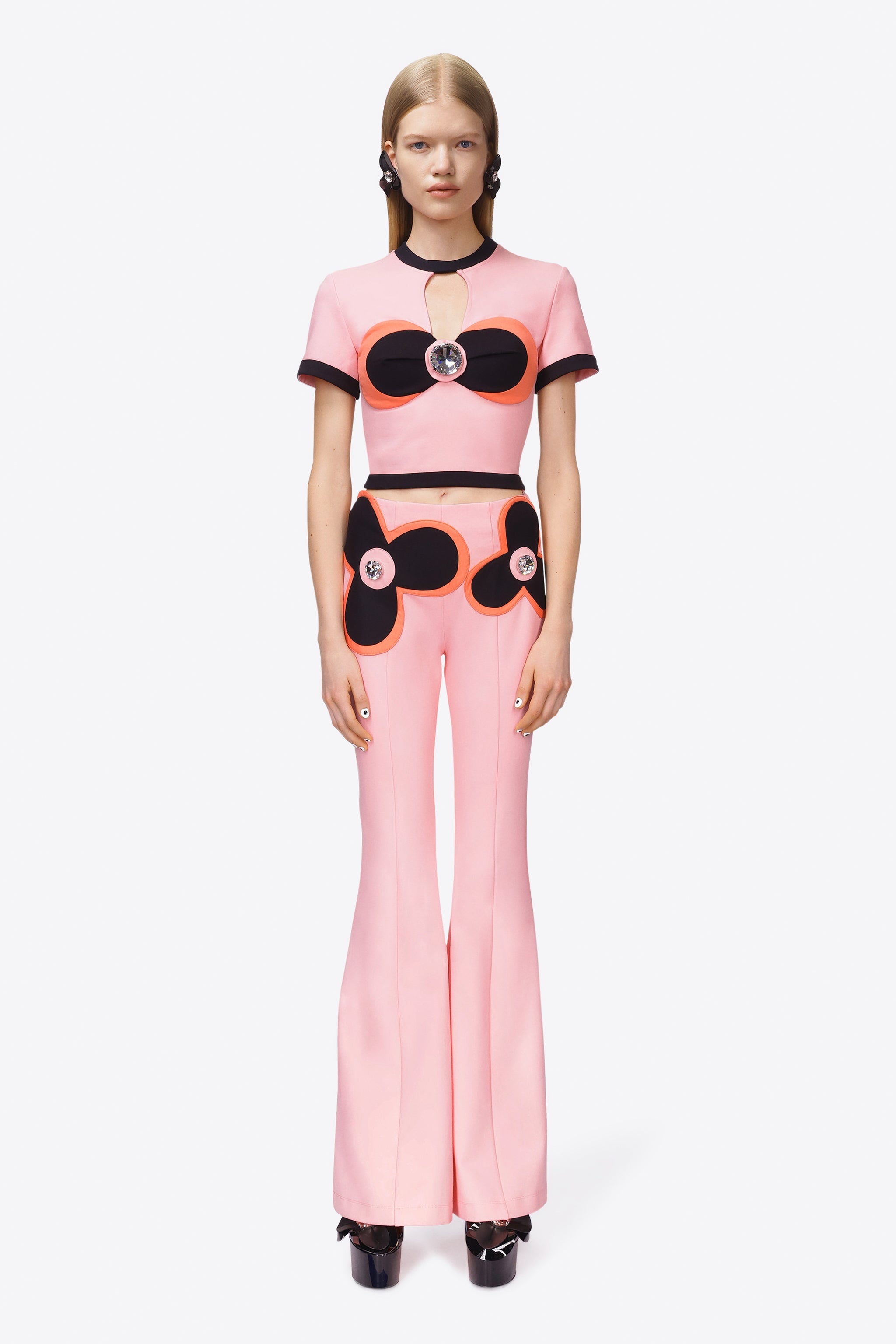 COLORBLOCK FLOWER PANT - 3