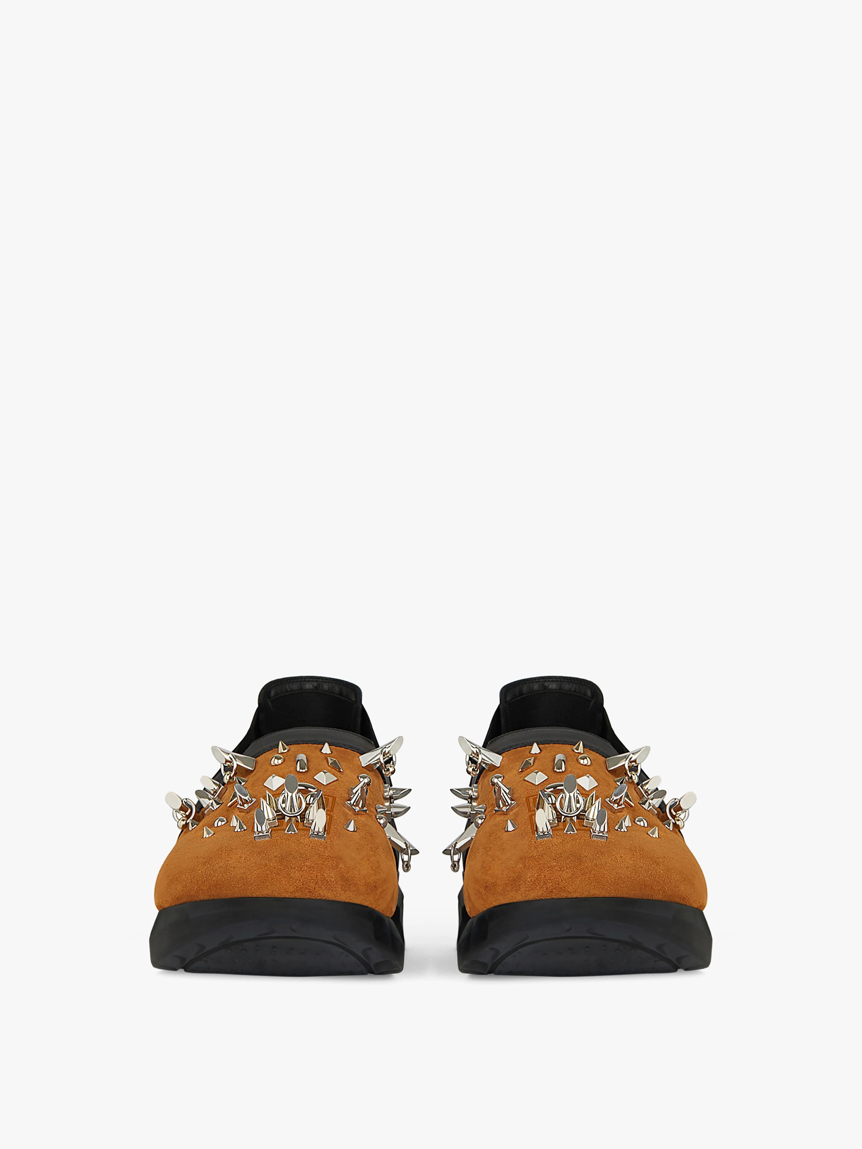 MARSHMALLOW SANDALS IN RUBBER, SUEDE, SHEARLING WITH STUDS - 2
