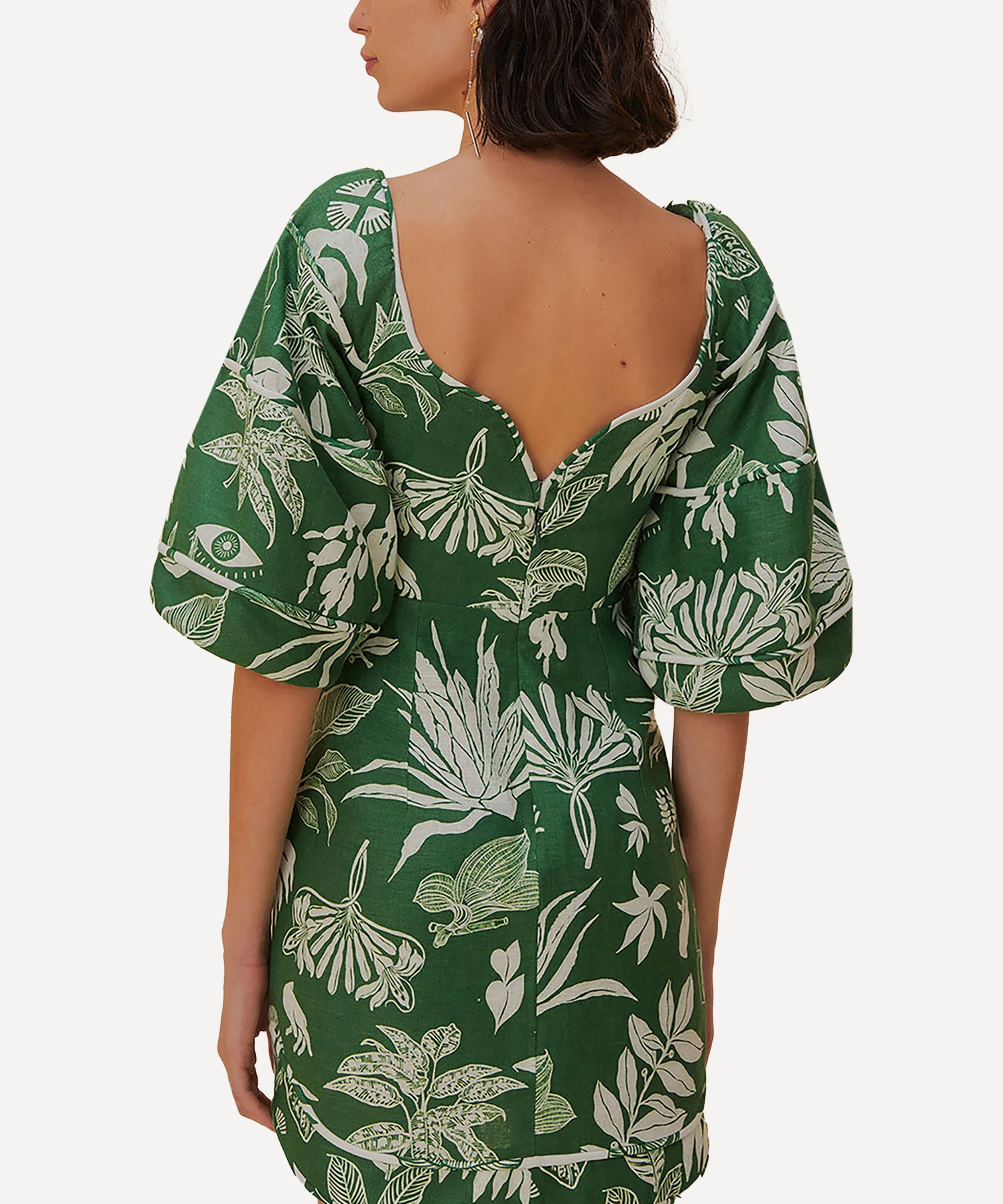 Forest Soul Green Mini-Dress - 3