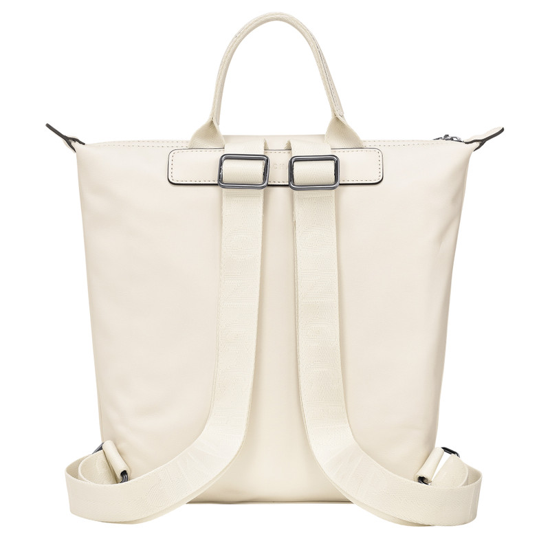 Le Pliage Xtra S Backpack Ecru - Leather 4