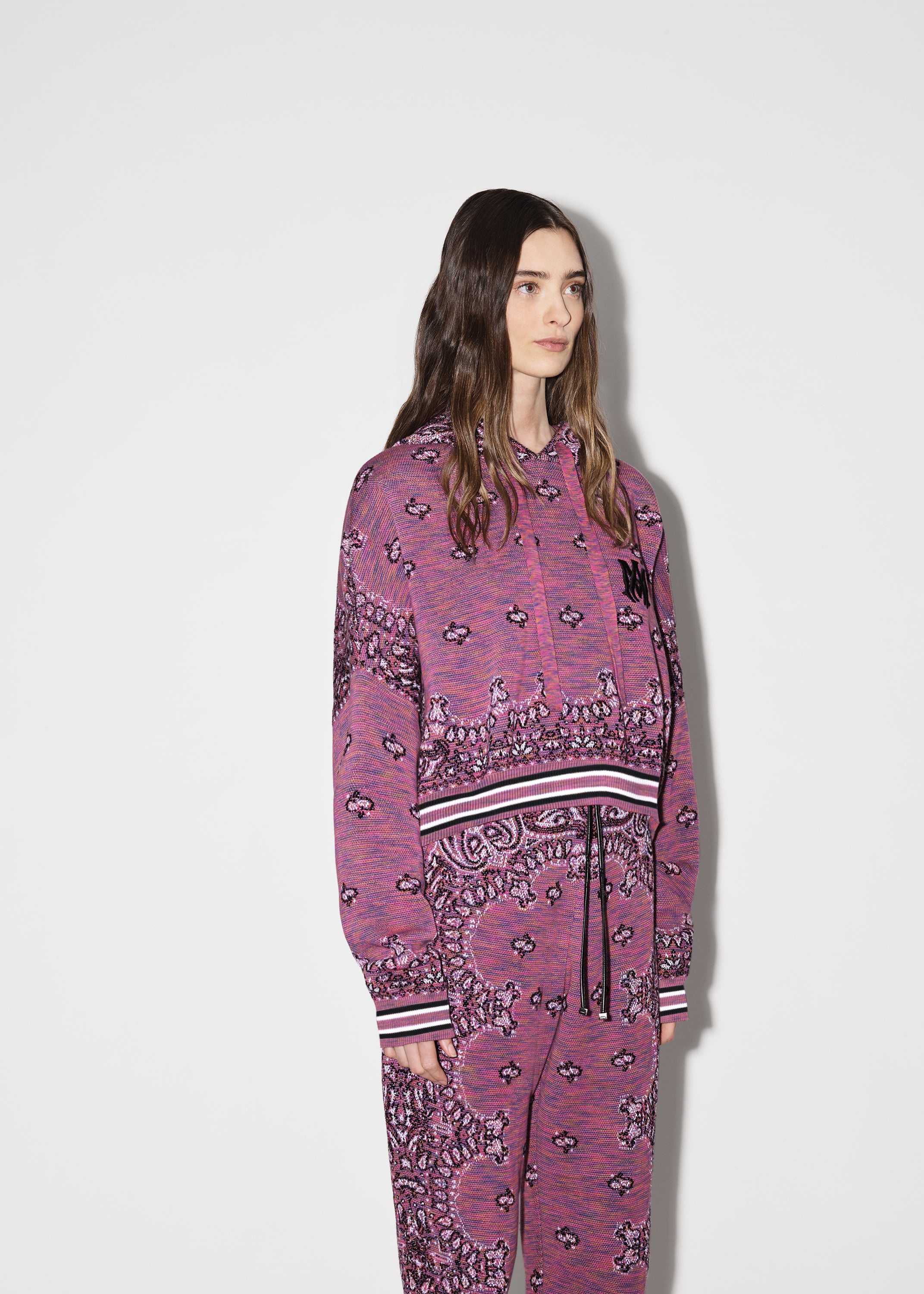 SPACE DYE BANDANA HOODIE - 4