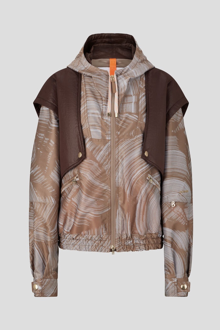 Pablo Jacket in Brown/Off-white - 1