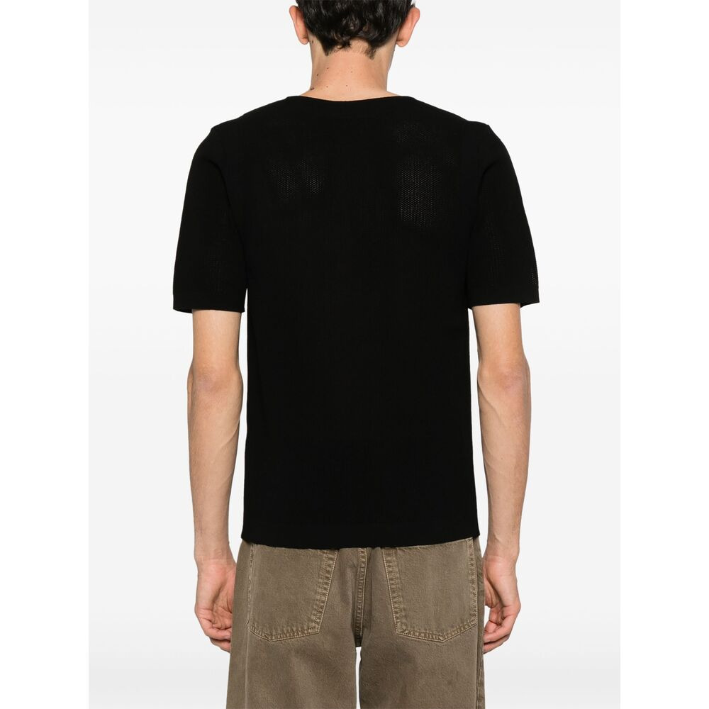 Dries Van Noten Black T-Shirts & Vests - T-Shirts Men - 4
